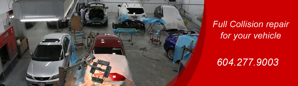 Collision repair facility serving Vancouver, BC
